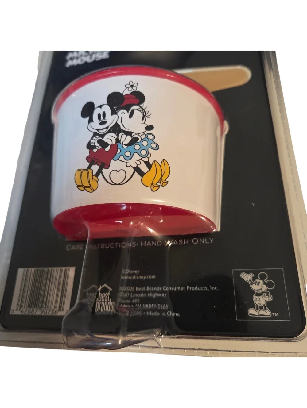 Disney Mickey Mouse Ice Cream Bowl and Spoon Set